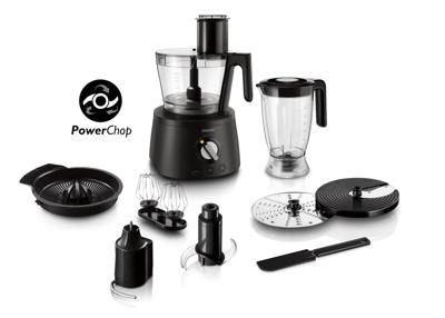 Philips HR7776/90 Foodprocessor Zwart