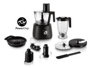 Philips HR7776/90 Foodprocessor Zwart - thumbnail