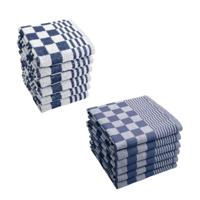 Byrklund Keuken- en Theedoeken set Clean Blauw - 12 delig - thumbnail