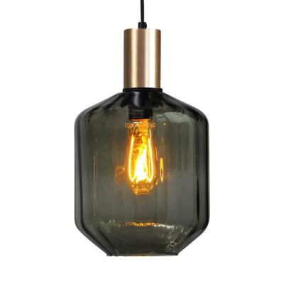 Masterlight Hanglamp goudPorto met Jagger green glas - Ø 19cm - 2710-05-02-10