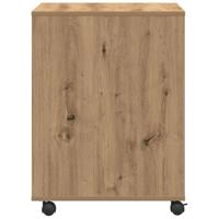 VidaXL Printerstand met opslag artisanaal eikenkleurig 60 x 50 x 67 cm - thumbnail