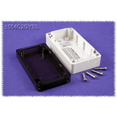 Hammond Electronics 1554C2GYSL Universele behuizing 120 x 65 x 40 Polycarbonaat Grijs 1 stuk(s)