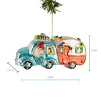 Nordic Light Kerstbal Op Vakantie 15 cm - thumbnail