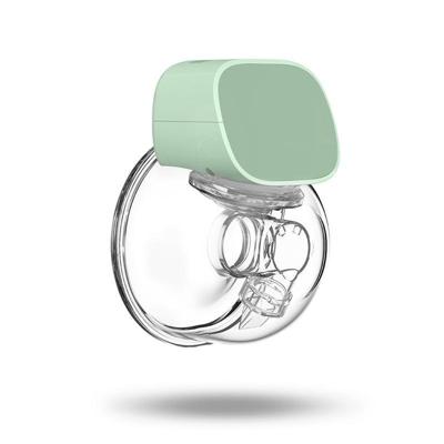 Draagbare automatische borstpomp massage handsfree onzichtbare draadloze grote zuig borst pomp S9 - Engels - groen