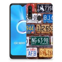 Alcatel 1SE (2020) Siliconen Hoesje met foto Kentekenplaten - thumbnail