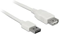 Delock 85199 Verlengkabel EASY-USB 2.0 Type-A male > USB 2.0 Type-A female wit 1 m - thumbnail
