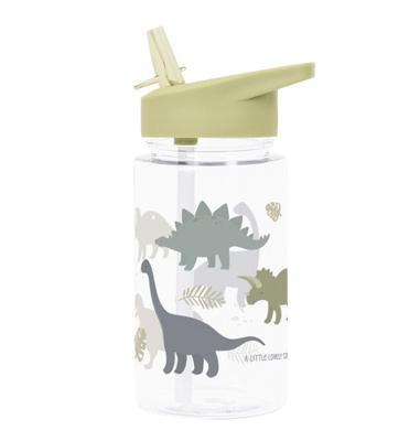 Fles voor jongens DINOS A Little Lovely Company, 450 ml kaki