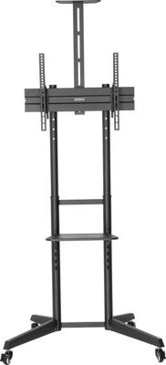 SpeaKa Professional TV-wagen 94,0 cm (37) - 177,8 cm (70) Vloerstandaard, Kantelbaar, In hoogte verstelbaar
