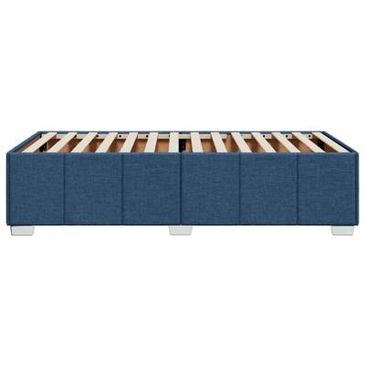 Bedframe zonder matras stof blauw 180x200 cm - thumbnail