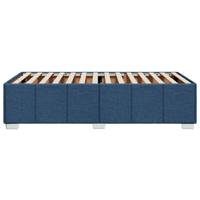 Bedframe zonder matras stof blauw 140x200 cm - thumbnail
