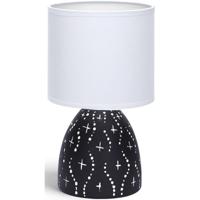 Stijlvolle LED Tafellamp - Keramiek - Mat Zwart - E14 Fitting - thumbnail