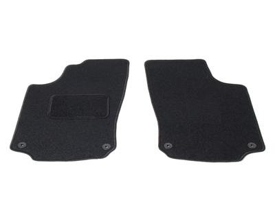 Automatten voorzijde - zwart stof - Opel Corsa C 2000-2006