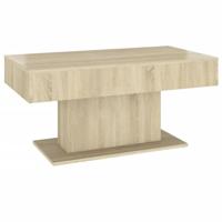 VidaXL Salontafel 96x50x45 cm bewerkt hout sonoma eikenkleurig - thumbnail