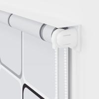 VidaXL Rolgordijn voor douche 80x240 cm vierkant - thumbnail