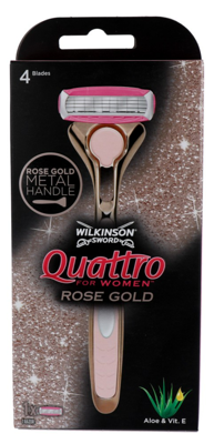 Wilkinson Quattro Women Coral Scheerapparaat Wilkinson Quattro Women Coral Scheerapparaat
