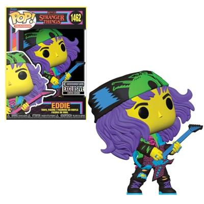 Stranger Things Funko Pop Vinyl: Eddie with Guitar (Blacklight)