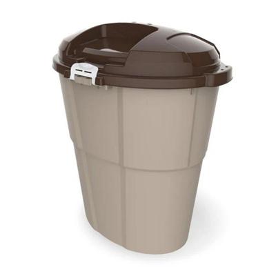 Bama pet dado voedselcontainer 60l beige/taupe