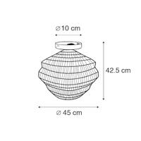 QAZQA Oosterse plafondlamp goud 45 cm - Vadi - thumbnail