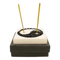 Wierookhouder Yin Yang Vierkant Wit (10 cm) - thumbnail