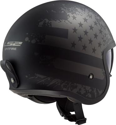 LS2 jet helm "of599 ii spitfire flag" helmet of599 spitfire ii flag m. sw gr. s