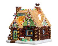 Kerstfiguur Yule log cabin b/o 4.5v LEMAX - Lemax - thumbnail
