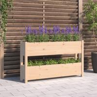 VidaXL Plantenbak 112x25x66 cm massief grenenhout - thumbnail