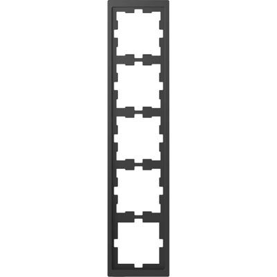 Merten MEG4050-6534 Afdekking Frame System Design Antraciet 1 stuk(s)
