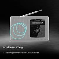 TechniSat DIGITRADIO 2 Radio DAB+, VHF (FM) DAB+, FM, Bluetooth Wekfunctie Wit - thumbnail