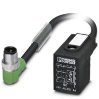 Phoenix Contact 1435344 Sensor/actuator connector, geassembleerd M12 Aantal polen (sensoren): 3 Stekker, recht, Stekker, haaks 0.60 m 1 stuk(s) - thumbnail