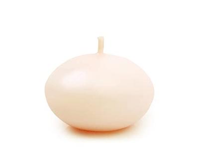 Drijvende Kaars Mat Creme (50st)