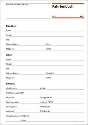 Sigel FA513 DIN A5 Ritregistratieboek Aantal paginas: 32 1 stuk(s)