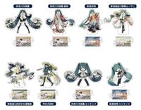 Hatsune Miku x Katsushika Hokusai iXima Die-Cut Acrylic Stand The Great Wave off Kanagawa 10 cm (5) - thumbnail