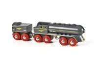 Brio 33697002 Zwarte stoomlocomotief met kolentender - thumbnail