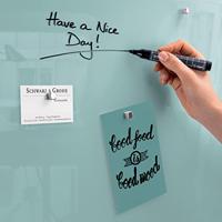 Sigel SI-GL143 Glasmagneetbord Artverum 48x48 cm Aquamarijn - thumbnail