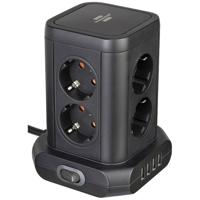 Brennenstuhl 1153560000 Stekkerdoostoren 8-voudig In 45° Opstelling - thumbnail