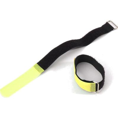 Adam Hall VR5080YEL kabelbinder klittenband 800 x 50 mm geel