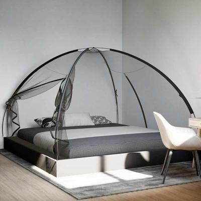 VidaXL Klamboe met deuren mongolia 220 gaas 200x200x135 cm zwart VidaXL Klamboe met deuren mongolia 220 gaas 200x200x135 cm zwart