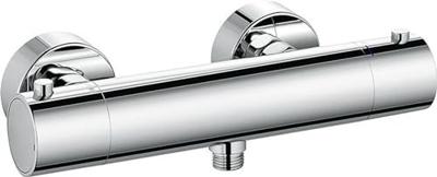 Kludi Objekta Mix douchekraan thermostatisch zonder omstel m. koppelingen HOH=15cm chroom 352000538