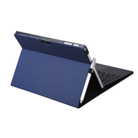 Shop4 - Microsoft Surface Pro 7 Plus Hoes - Book Cover Denim Blauw - thumbnail