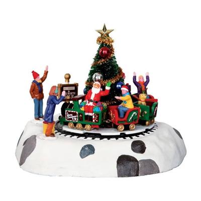 Kerstfiguur Santa's kiddie train LEMAX - Lemax