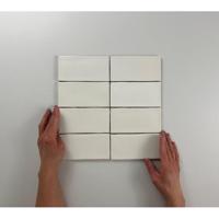 Wandtegel Atlas White Mate 7.5x15 cm Mat Wit J-Stone - thumbnail