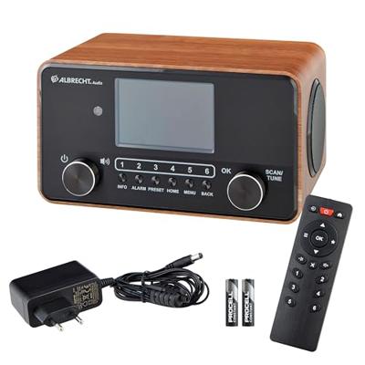 Albrecht DR 866 Radio DAB+, FM AUX, Bluetooth, DAB+, FM Voelbare toetsen, Spraakfunctie, Wekfunctie Walnoot Albrecht DR 866 Radio DAB+, FM AUX, Bluetooth, DAB+, FM Voelbare toetsen, Spraakfunctie, Wekfunctie Walnoot