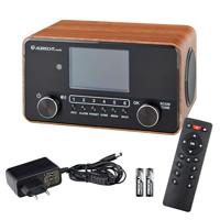 Albrecht DR 866 Radio DAB+, FM AUX, Bluetooth, DAB+, FM Voelbare toetsen, Spraakfunctie, Wekfunctie Walnoot - thumbnail