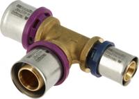 Bonfix Perskoppeling - 3x Alu-pers - T-koppeling - verlopend - 26 x 26 x 20mm - thumbnail