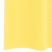 Gordijnen voile met roedezakken 2 st geel - thumbnail