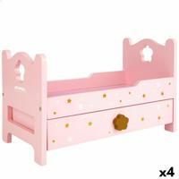 Bed Woomax Roze 4 Stuks 31 x 20 x 16 cm - thumbnail