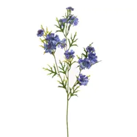Kunstbloem Korenbloemsteel 71cm - blauw - thumbnail