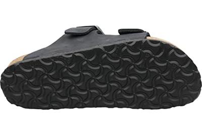 BIRKENSTOCK - Arizona slippers zwart Nubuck Unisex