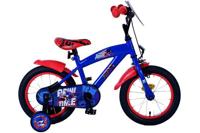 Sonic Prime kinderfiets - jongens - 14 inch - blauw rood - thumbnail