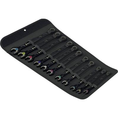 Wera 05020017001 6000 Joker Black Edition 11 Set 1 Steek-ringratelsleutelset Sleutelbreedte (metrisch) 8 - 19 mm